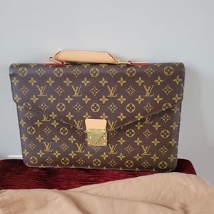 LV look-alike briefcase